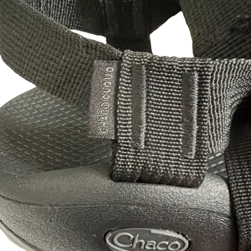 Chaco Mega Z/1 Cloud Black Sport Sandals Size 11 Hiking Outdoor - Picture 4 of 6
